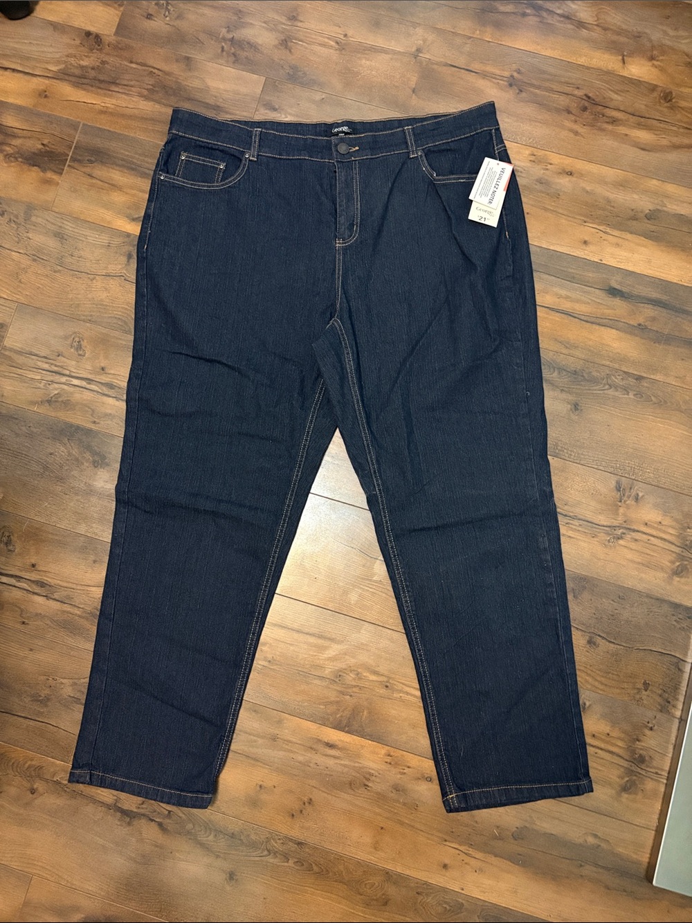 George Dark Indigo Relaxed Fit Jeans
